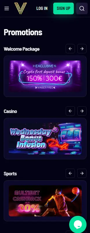 Vegaz Casino Bonusprogramm